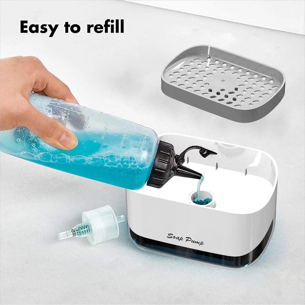 Manual dishwashing soap pump dispenser